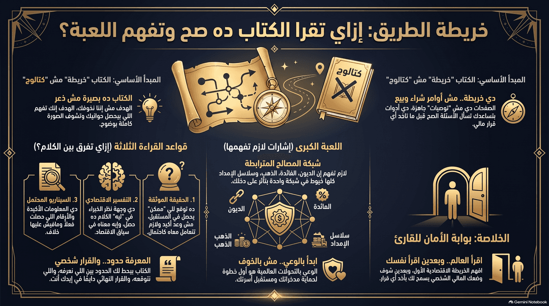 انفوجراف - ديسكتوب - دليل قراءة خريطة الطريق الاقتصادية